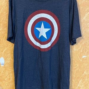 Old Navy Navy Blue Shield Graphic Tee